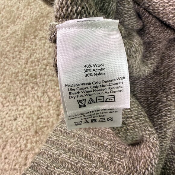 Eddie Bauer Mens Size XL Wool Blend Shawl Collar Sweater Comfy Outdoors E965 - Picture 6 of 11